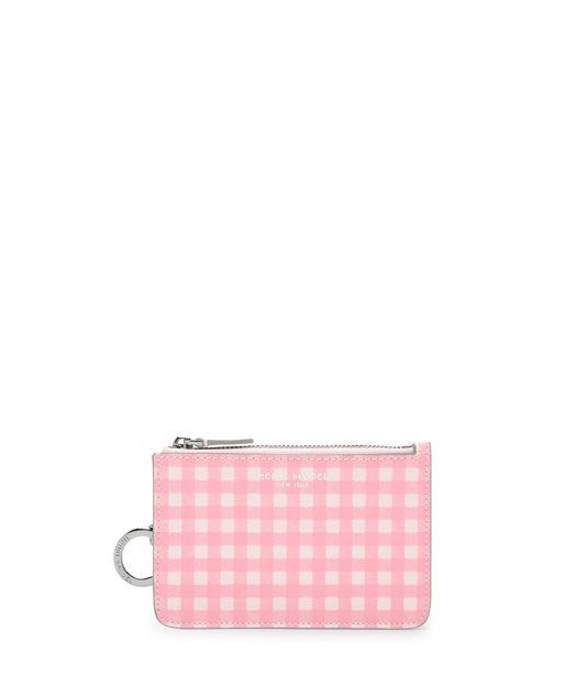 Henri Bendel West 57th Gingham Mini Zip Coin Purse