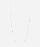 Henri Bendel Luxe Pave Halo Station Necklace