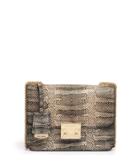 Henri Bendel Waldorf Snake Embossed Chain Party Bag