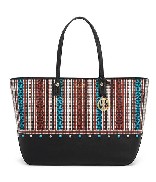 Henri Bendel West 57th Bead Print Large Tote