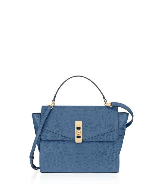 Henri Bendel Uptown Mini Croco Satchel