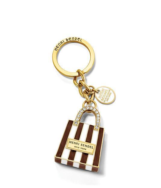 Henri Bendel Shopping Bag Key Fob