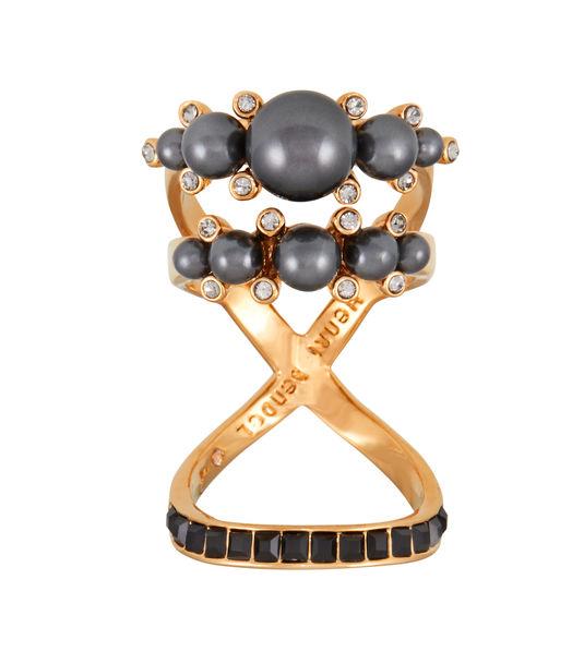 Henri Bendel Deco Pearl Wrap Ring