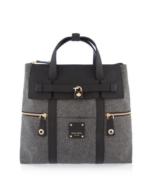 Henri Bendel Jetsetter Convertible Canvas Backpack