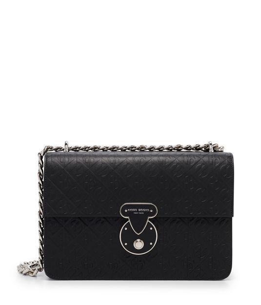 Henri Bendel Warren Street Chain Shoulder Monogram Bag