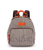 Henri Bendel Striped Canvas Mini Backpack
