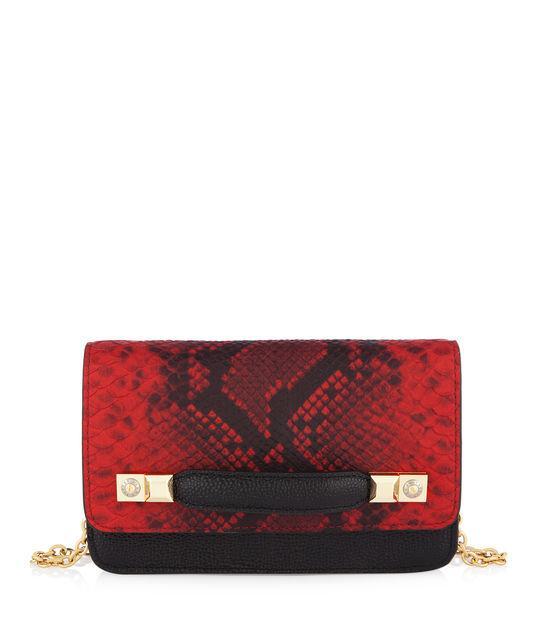 Henri Bendel Carlyle Snake Wallet On A String