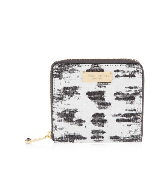 Henri Bendel Carlyle Lizard Mini Wallet