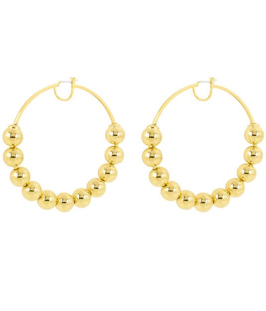 Henri Bendel Large Sphere Hoops