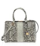 Henri Bendel Carlyle Large Snake Satchel