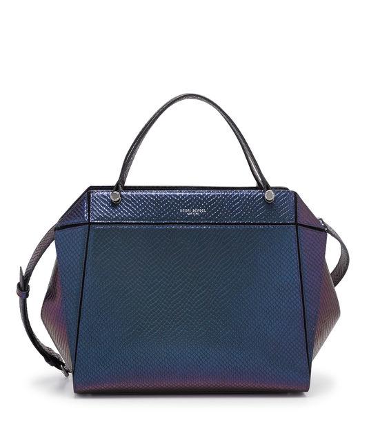 Henri Bendel Bijoux Metallic Snake Satchel