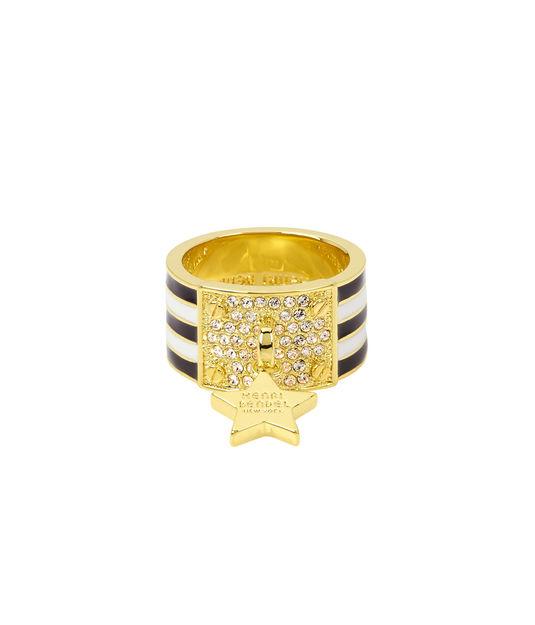 Henri Bendel Hb Enamel Star Ring