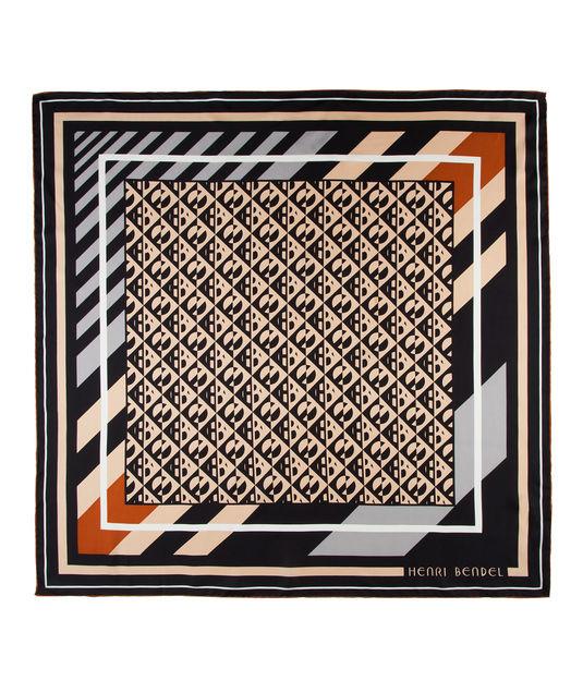 Henri Bendel Sport Monogram Silk Scarf