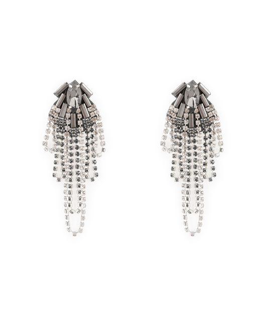 Henri Bendel Crystal Looped Stud Earring