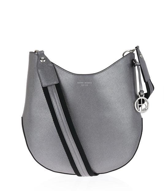 Henri Bendel West 57th Metallic Crossbody Hobo