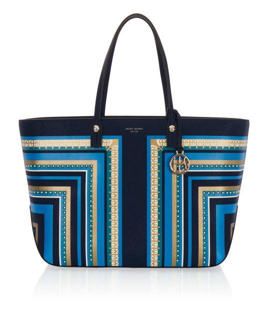 Henri Bendel West 57th Large Scarf Print Tote