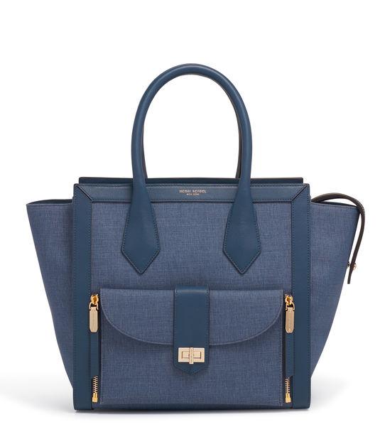 Henri Bendel Rivington Convertible Denim Tote