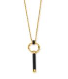 Henri Bendel Carlyle Leather Wrapped Pendant
