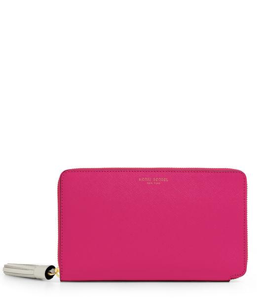 Henri Bendel West 57th Xl Tassel Zip Around Continental Wallet