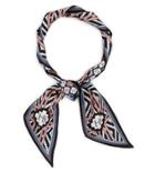 Henri Bendel Whimsy Sun Kissed Skinny Mini Scarf