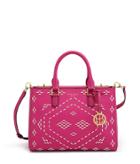 Henri Bendel West 57th Woven Stitch Turnlock Satchel