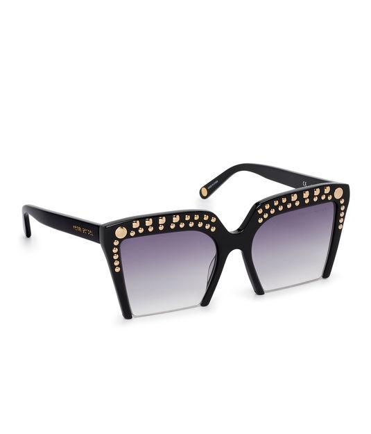 Henri Bendel Court Studded Square Sunglasses