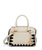 Henri Bendel West 57th Mini Carryall Satchel With Lacing