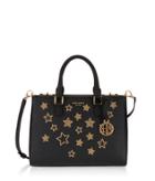 Henri Bendel West 57th Star Studded Small Turnlock Satchel