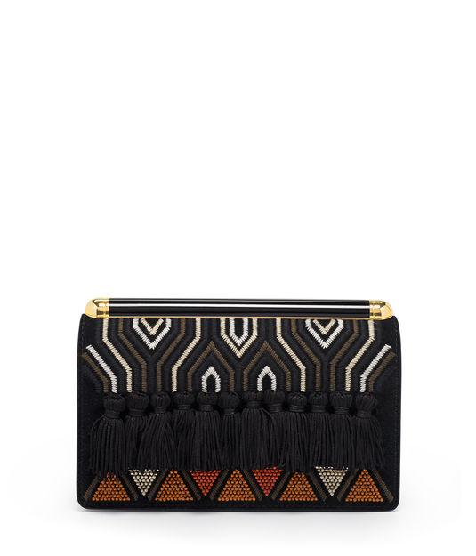 Henri Bendel Centre Street Embellished Clutch