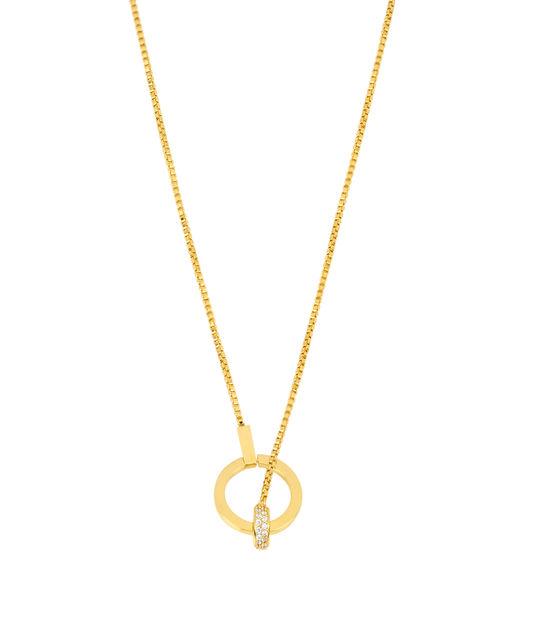 Henri Bendel Pave Link Short Necklace