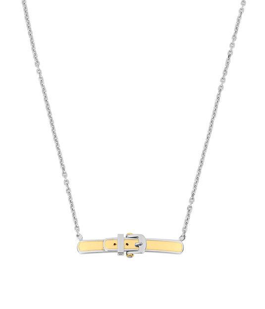 Henri Bendel Buckle Short Pendant Necklace