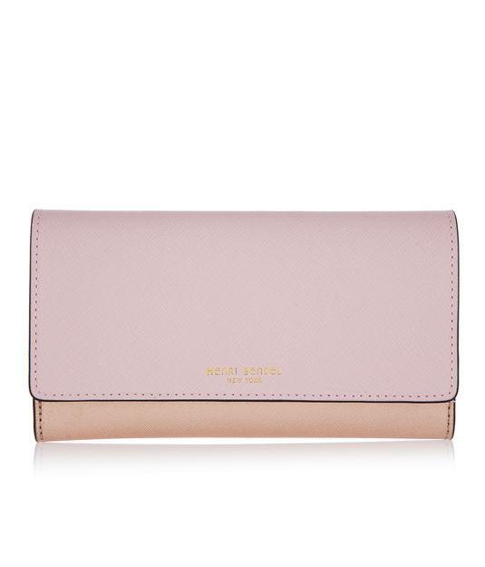 Henri Bendel West 57th Tri-fold Color Blocked Wallet