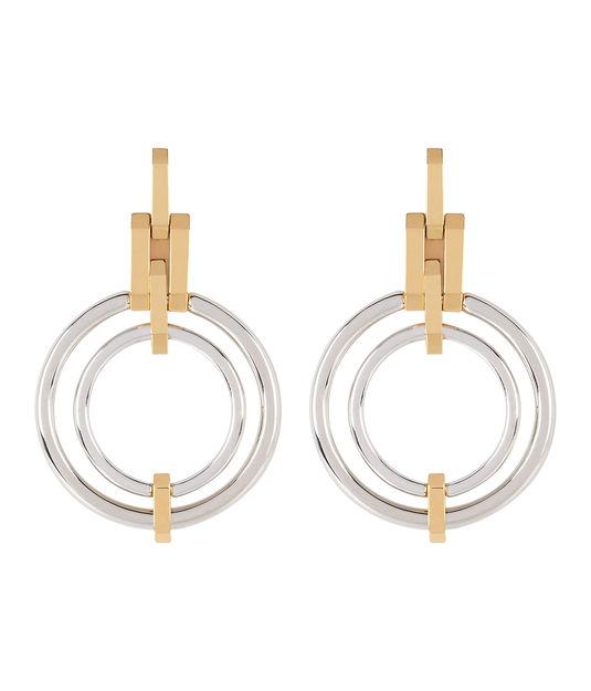 Henri Bendel Link Double Hoop Earring