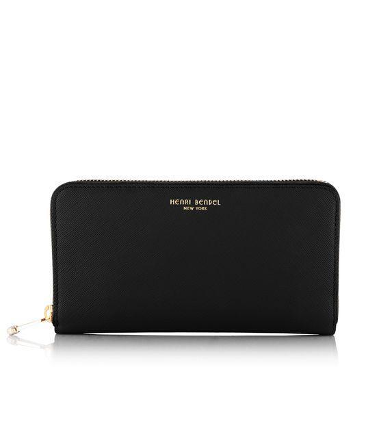 Henri Bendel West 57th Zip Around Continental Wallet