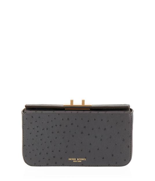 Henri Bendel Dalton Ostrich Box Clutch