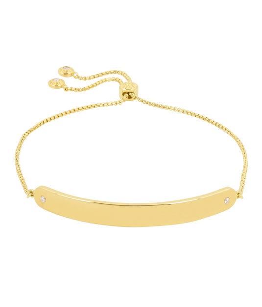 Henri Bendel Metal Id Slider Bracelet