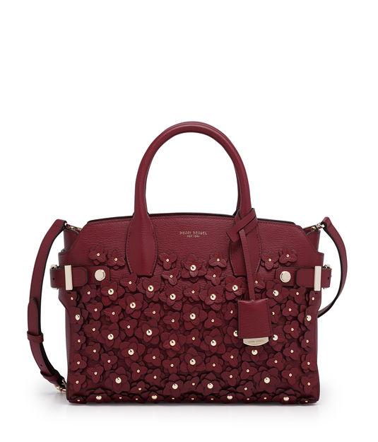Henri Bendel Carlyle Floral Applique Satchel
