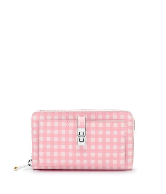 Henri Bendel West 57th Gingham Medium Compact Wallet
