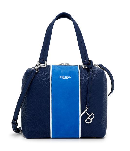 Henri Bendel Cadeau Stripe Satchel