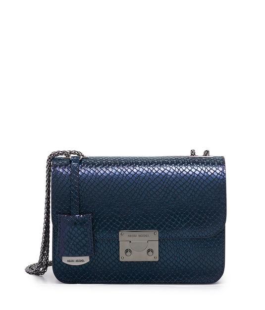 Henri Bendel Waldorf Metallic Snake Chain Party Bag