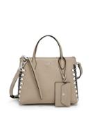 Henri Bendel Noho Laced Gusset Mini Zip Crossbody