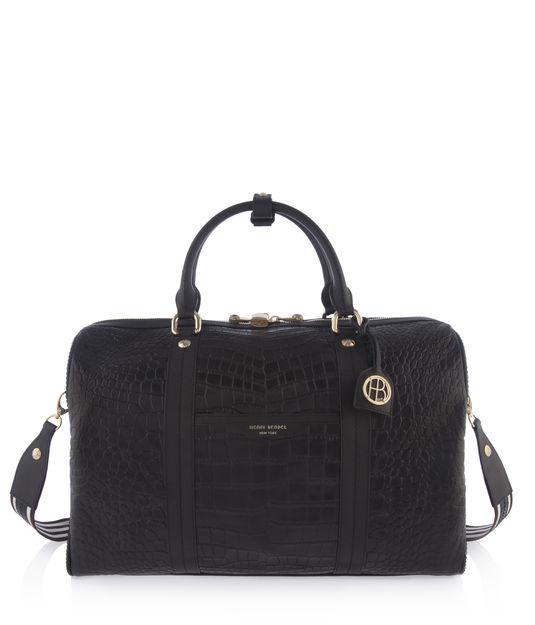 Henri Bendel West 57th Croco Weekend Duffle