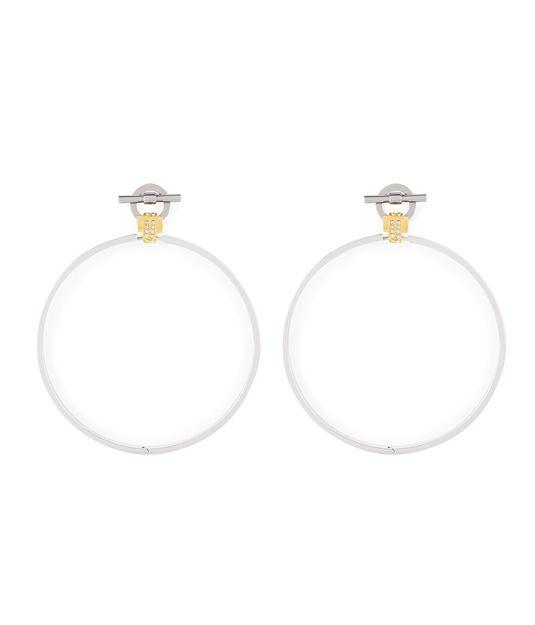 Henri Bendel Military Large Hoops