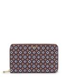 Henri Bendel West 57th Foulard Print Xl Zip Around Continental Wallet