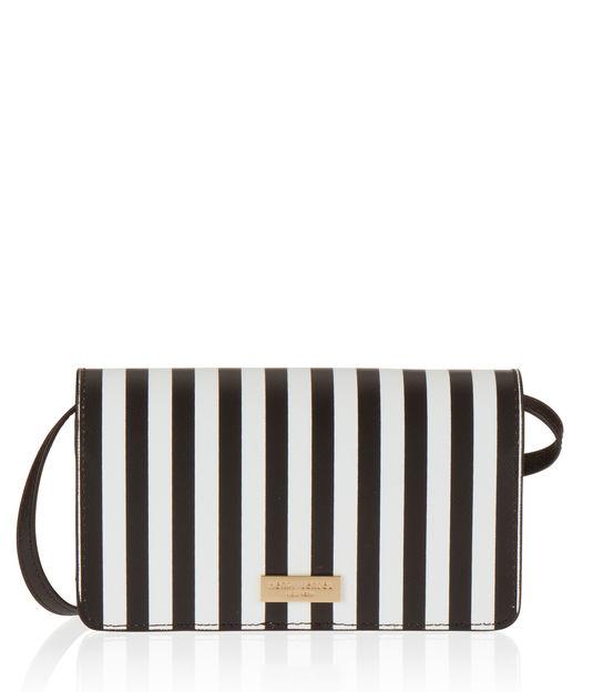 Henri Bendel Centennial Stripe Xl Smartphone Case Crossbody