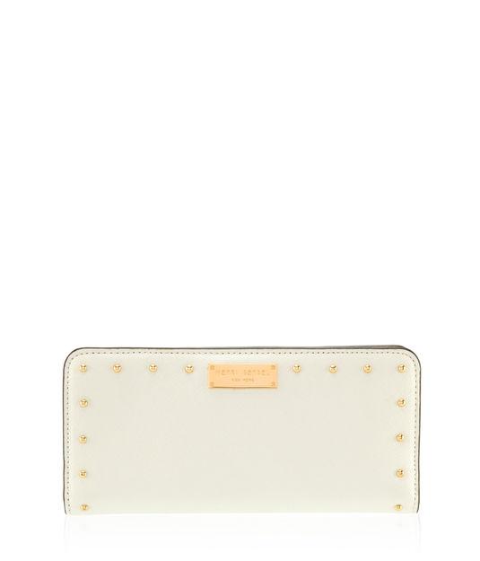 Henri Bendel West 57th Studded Single Snap Wallet