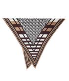 Henri Bendel Modern Monogram Diamond Silk Scarf