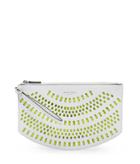 Henri Bendel West 57th Perforated Half Circle Pouch