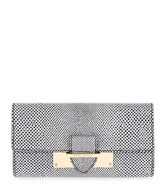 Henri Bendel Whitney Lizard Buckle Wallet