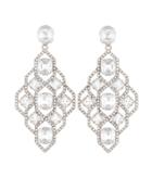 Henri Bendel Classic Diamond Chandelier Earrings